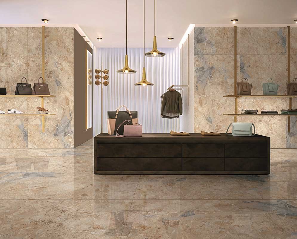 Kajaria Breccia Azure (The Ultima Slab) - Raw Slab